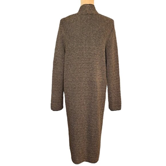 NWOT J.Jill Haley Topper Coat Cardigan Sz.M Brown Textured Knit Duster Fall - Picture 5 of 14